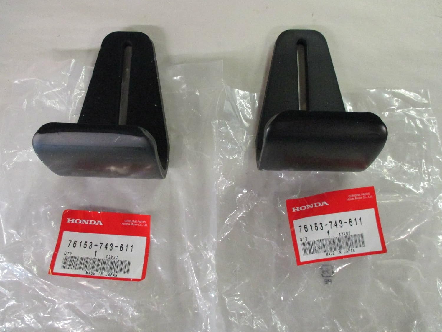Honda Automotive Parts and Accessories Honda 2 Pack OEM 76153-743-611 Auger Skid HS1132 HS522 HS622 HS624 HS724 HS828 76153-743-611 X2 Jorgensen Powersports