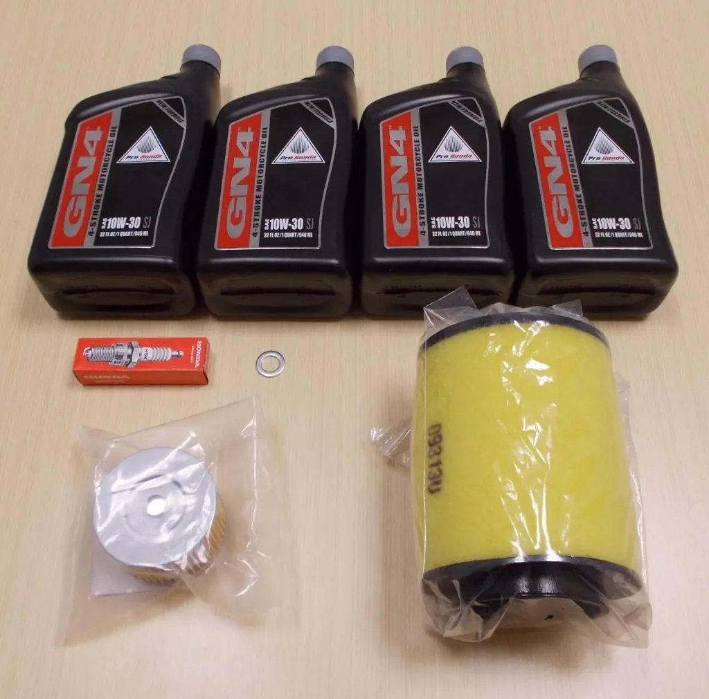 Honda Automotive Parts and Accessories Honda Complete Service Tune-up Kit 10w/30 - 4 Quarts Hon-413 Jorgensen Powersports