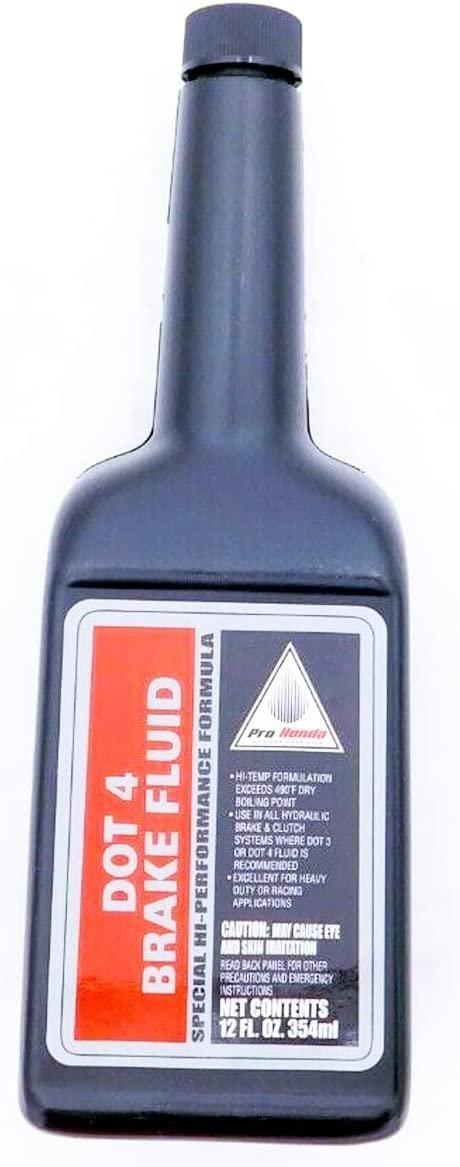 Honda Automotive Parts and Accessories Honda DOT 4 Brake Fluid - 12oz 08203-0004 Jorgensen Powersports