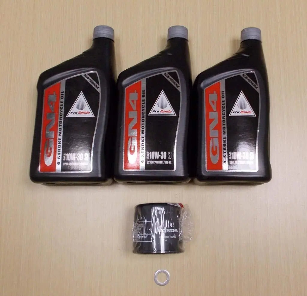 Honda Motorcycle Oil Change Kit 10w/30 - 3 Quarts Honda