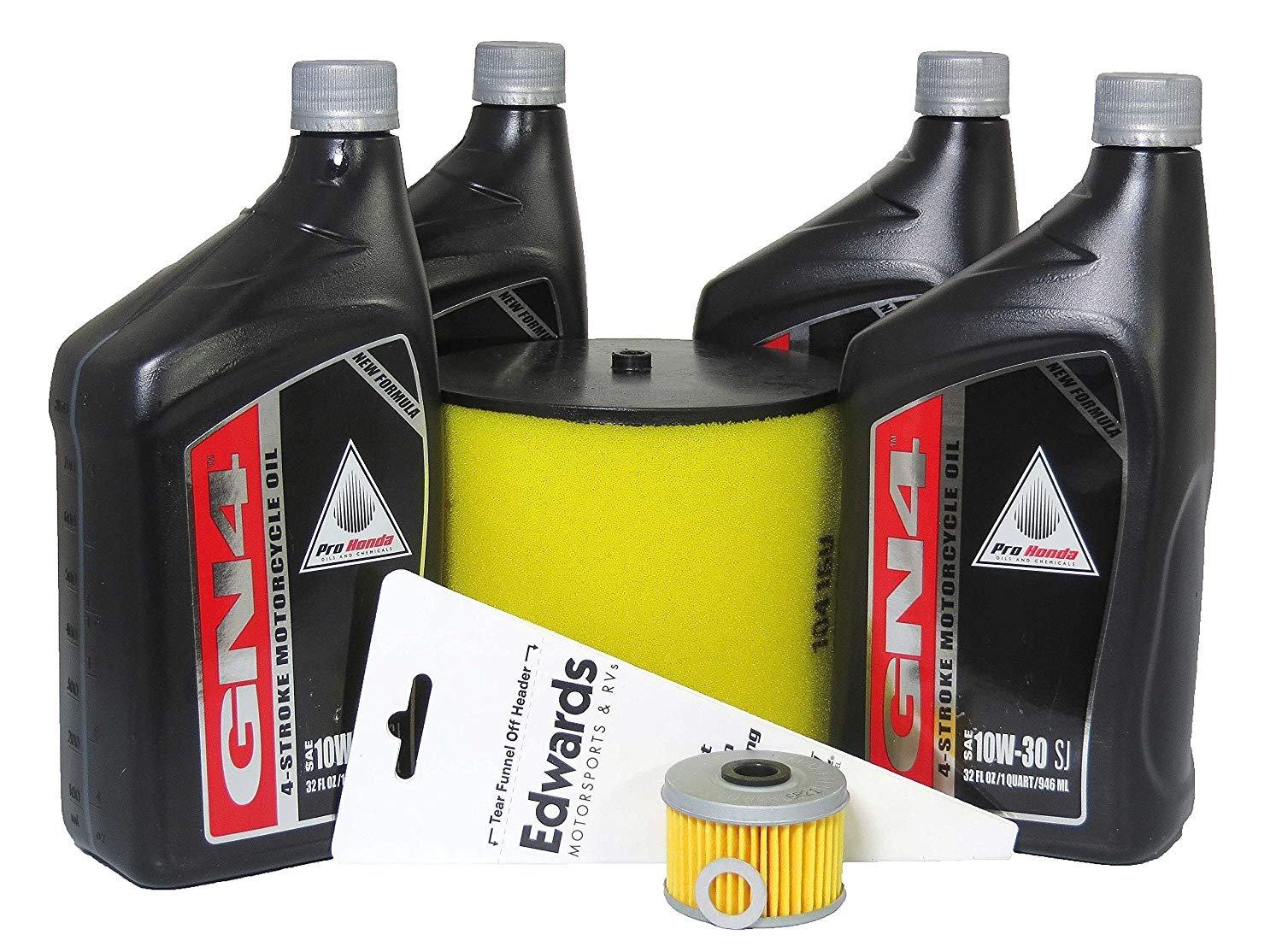 Honda Automotive Parts and Accessories Honda Pioneer 500 Maintenance Kit - 4 Quarts Hon-407 053722709560 Jorgensen Powersports