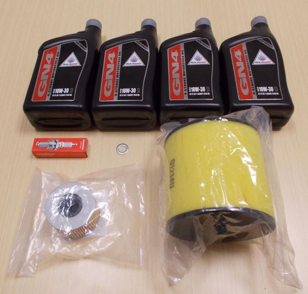 Honda Automotive Parts and Accessories Honda UTV Complete Oil Service Tune-Up Kit - 4 Quarts Hon-411 Jorgensen Powersports