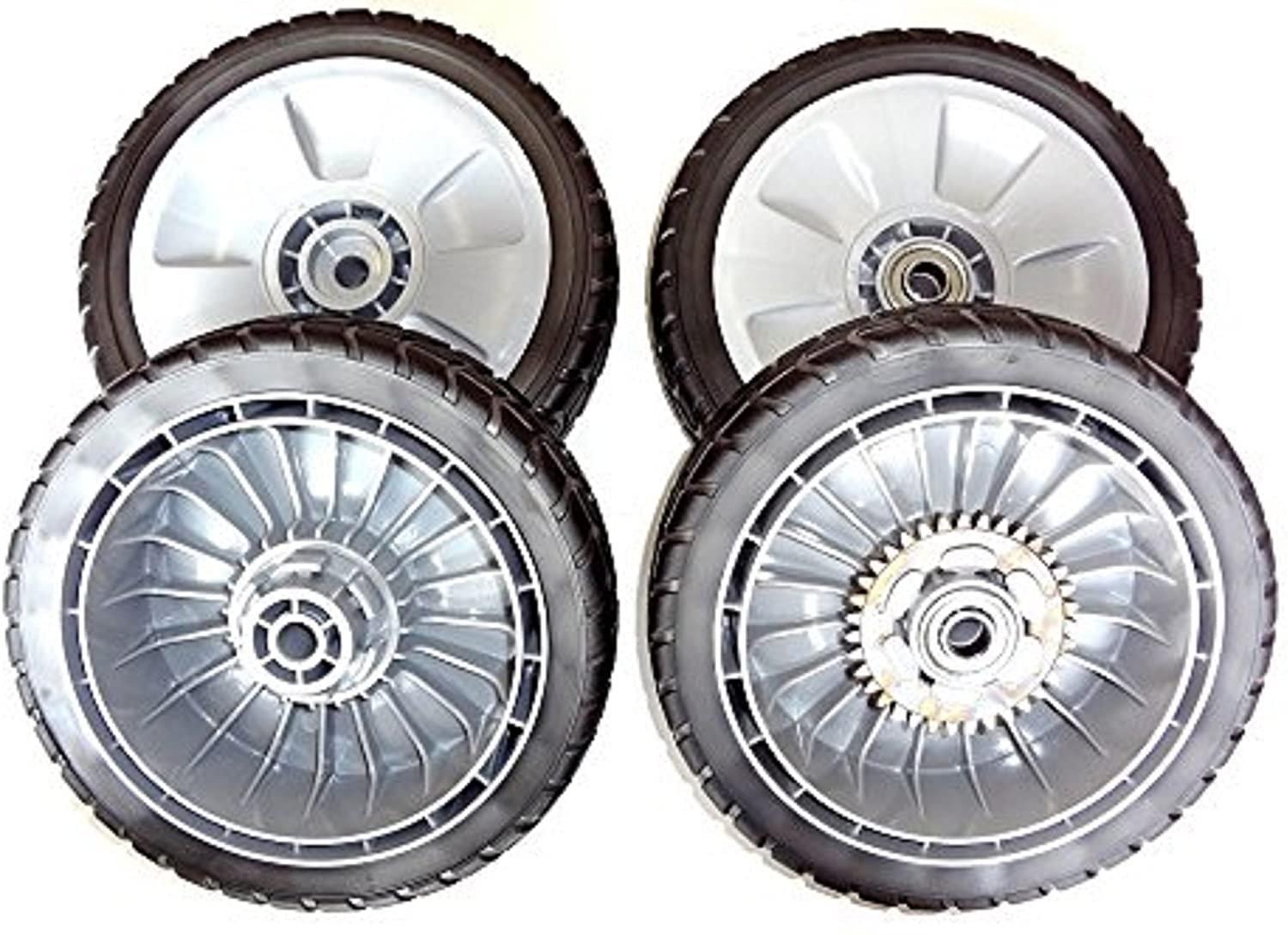 Honda Lawn & Patio Honda Wheel Kit 4-Pack 44710-VL0-L02ZB X2, 42710-VE2-M02ZE X2 Jorgensen Powersports