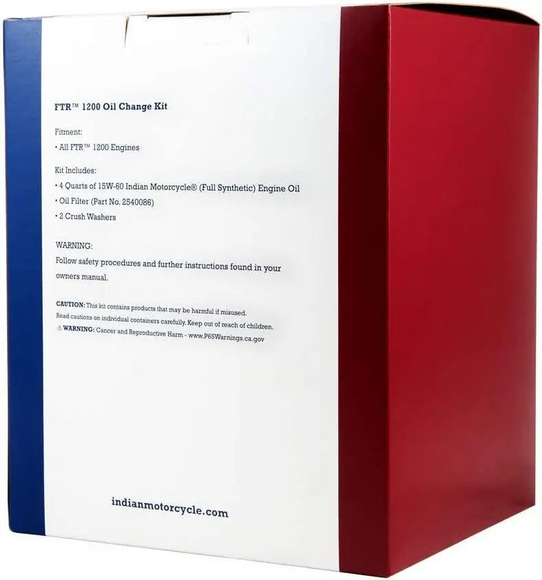 Indian Motorcycle Oil Change Kit 15w/60 - 4 Quarts Indian Motorcycle