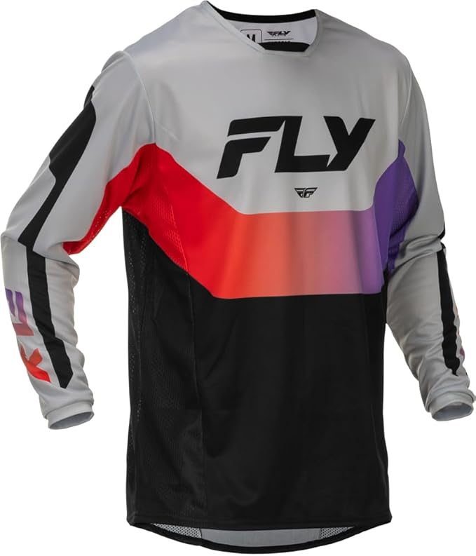 Jorgensen Powersports Grey / Small Fly Racing 2026 Kinetic Jersey 379-423S 191361515477 Jorgensen Powersports