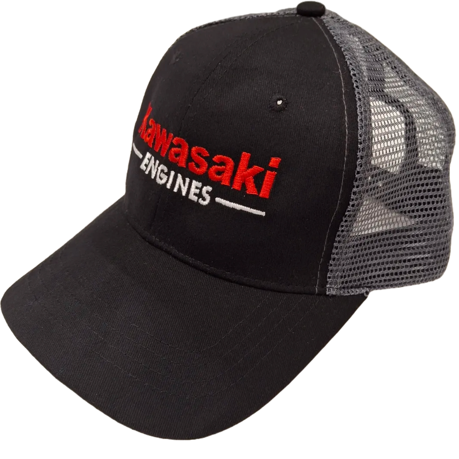 Kawasaki Apparel Kawasaki Engines Trucker Mesh Back Hat KAWCAP1 Jorgensen Powersports