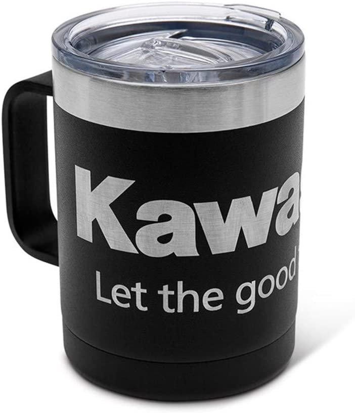 Kawasaki Apparel Kawasaki Stainless Steel Mug K0609036BKNS 681565961632 Jorgensen Powersports