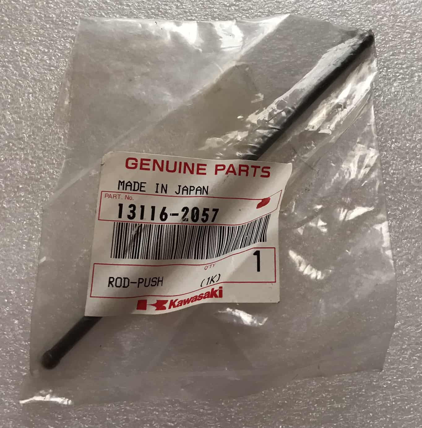 Kawasaki Automotive Parts and Accessories Kawasaki 13116-2057 Push Rod, Pack Of 2 13116-2057 X2 Jorgensen Powersports