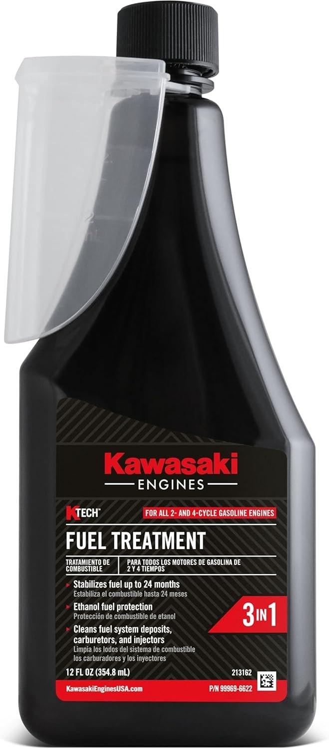 Kawasaki Automotive Parts and Accessories Kawasaki Fuel Treatment for 2-Cycle and 4-Cycle Engines 99969-6622 724901379675 Jorgensen Powersports