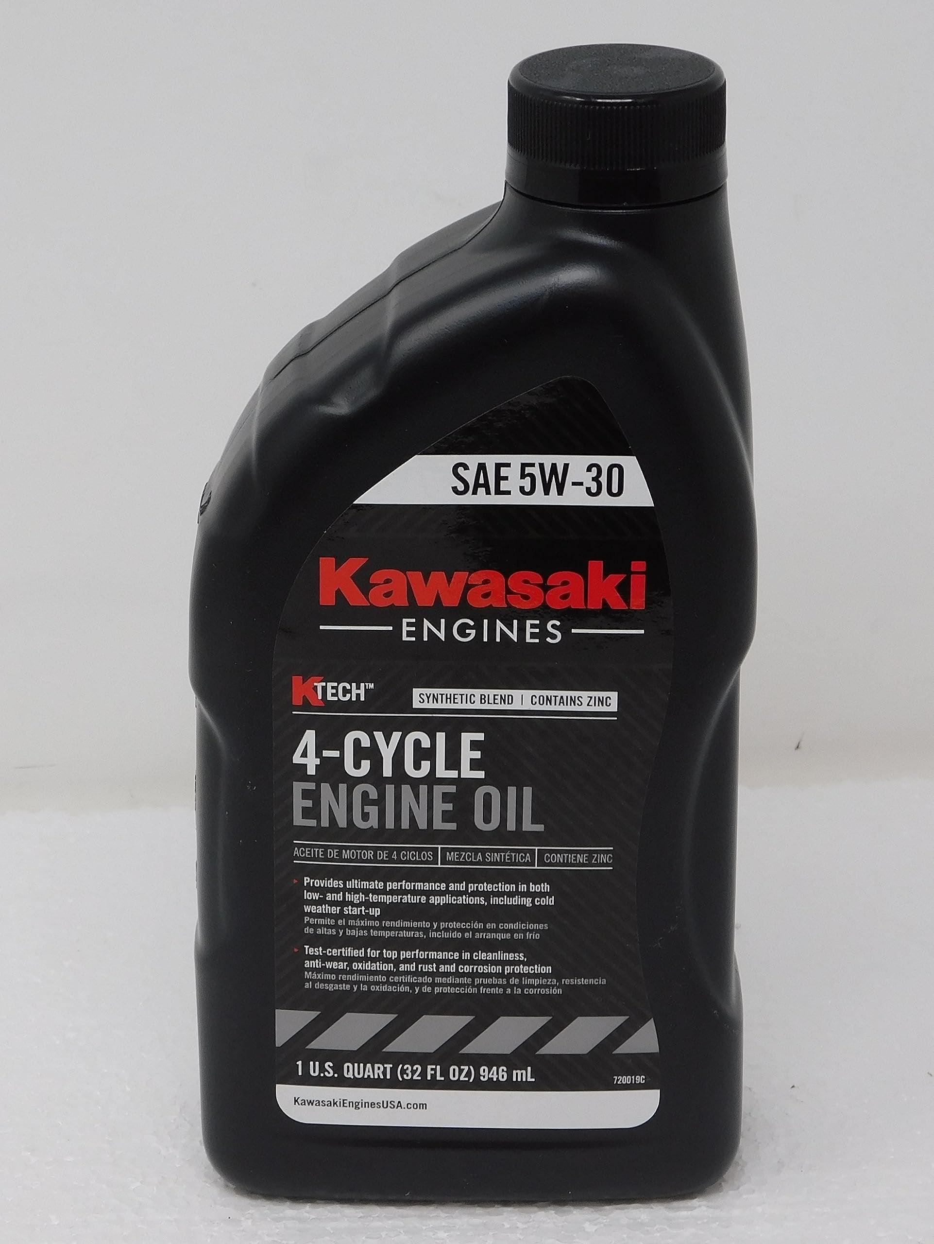 Kawasaki Automotive Parts and Accessories Kawasaki K-Tech Synthetic Blend Oil 5w/30 - 1 Quart 99969-6500 M Jorgensen Powersports
