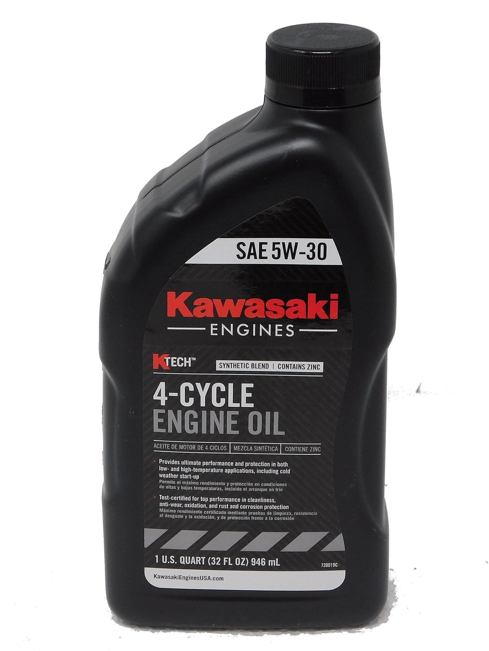 Kawasaki Automotive Parts and Accessories Kawasaki K-Tech Synthetic Blend Oil 5w/30 - 1 Quart 99969-6500 M Jorgensen Powersports
