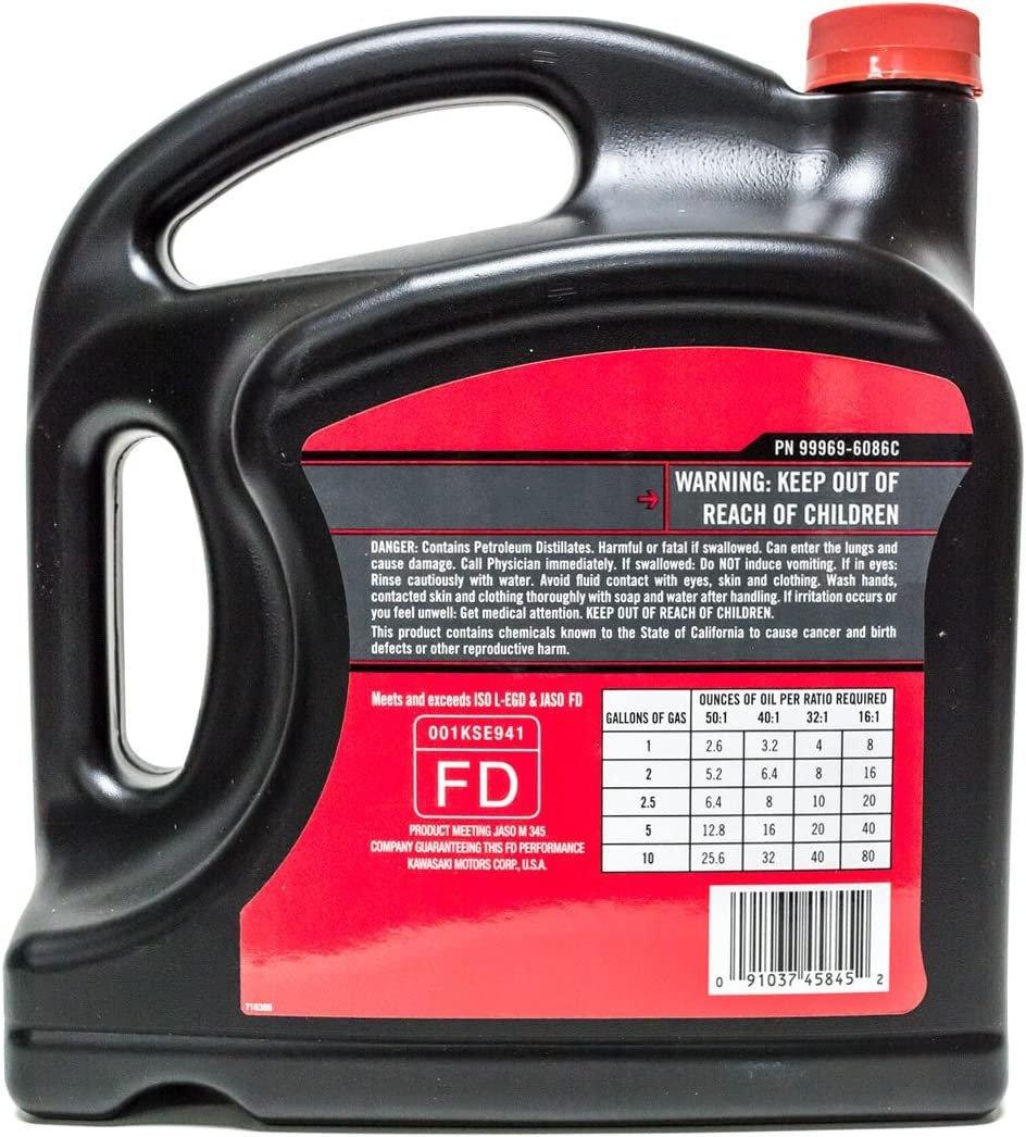 Kawasaki Automotive Parts and Accessories Kawasaki KTech Synthetic Blend 2-Cycle - 1 Gallon 99969-6086 Jorgensen Powersports