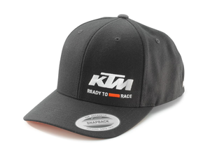 KTM Apparel KTM Genuine Black Racing Cap 3PW220062900 9010544354454 Jorgensen Powersports
