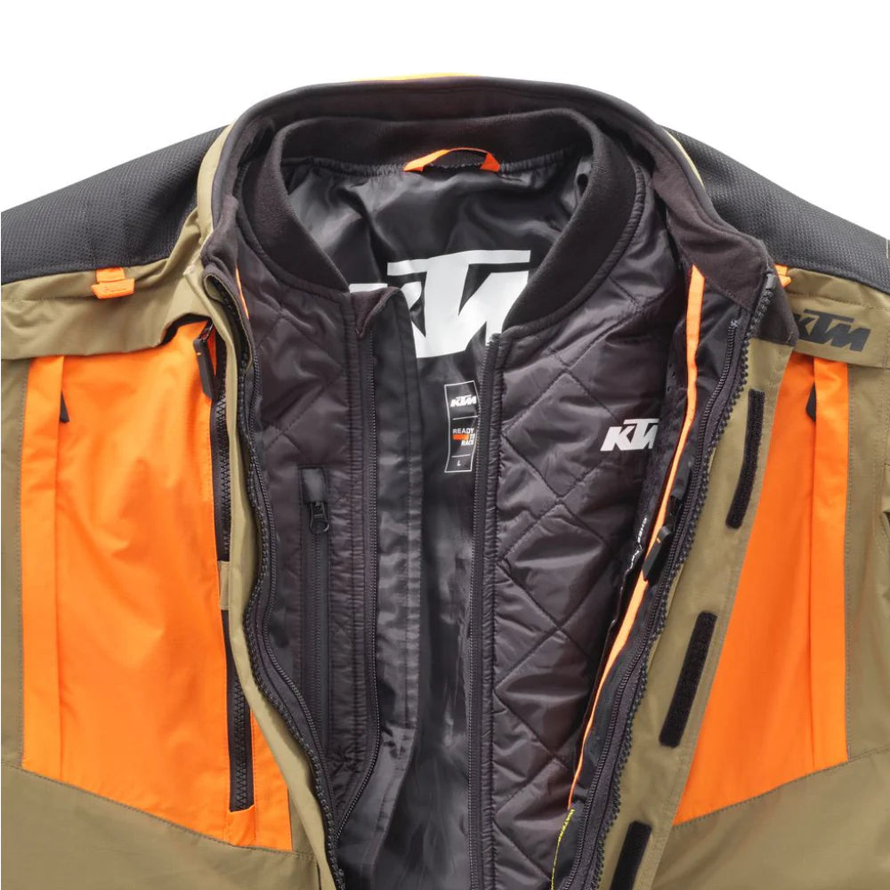 KTM Apparel KTM Terra Adventure V2 Jacket Safari Large 3PW230002894 9010544363159 Jorgensen Powersports