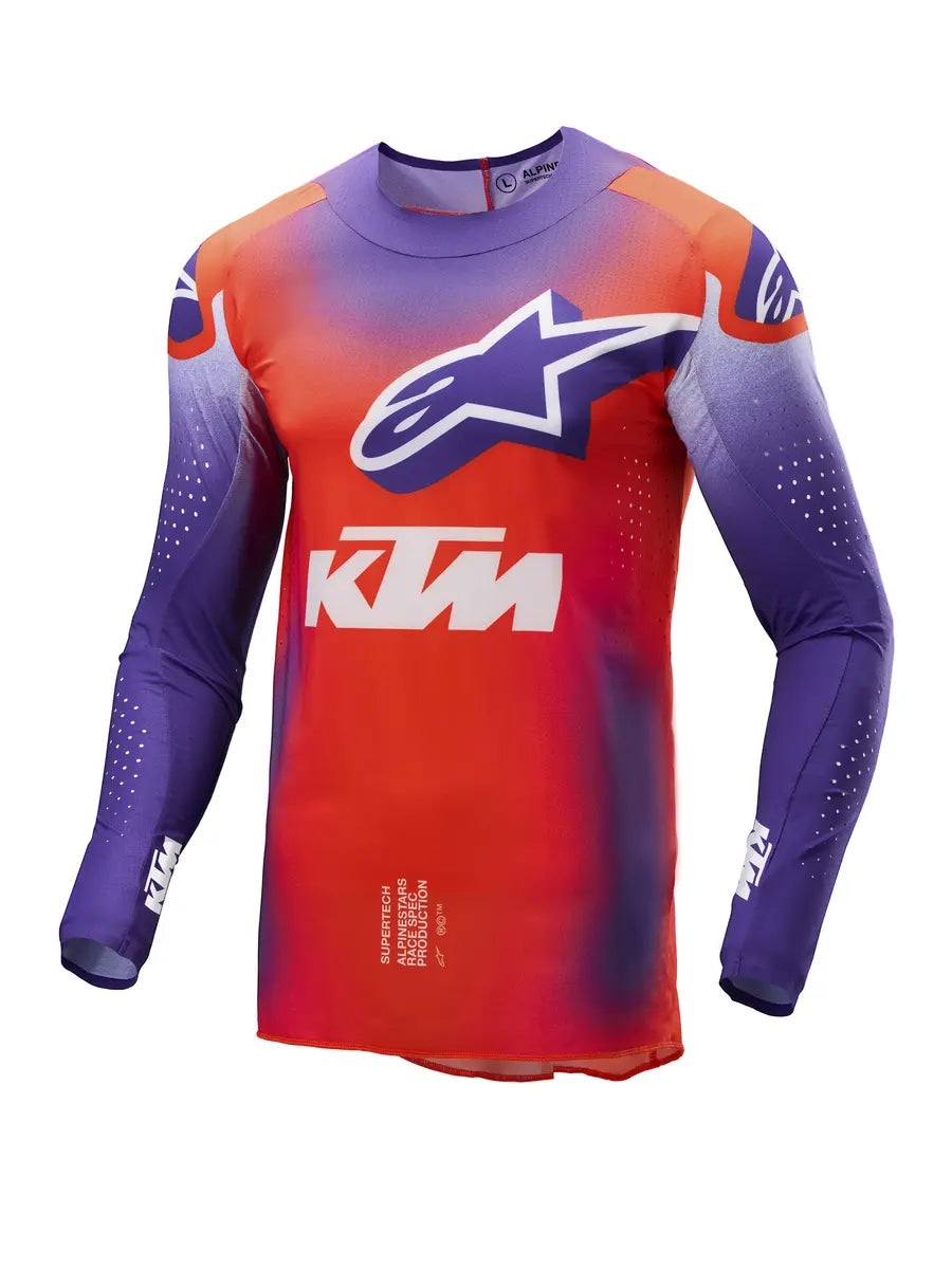 KTM Apparel Orange/Magenta/Violet / Small SUPERTECH XXV JERSEY 3PW250047502 Jorgensen Powersports