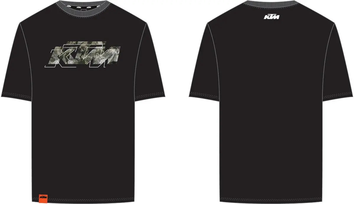 KTM Apparel Small / Black KTM Logo Tee 3PW250016302 Jorgensen Powersports