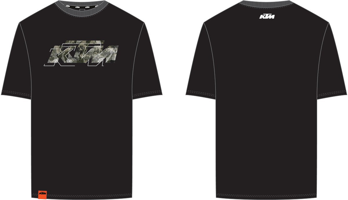 KTM Apparel Small / Black KTM Logo Tee 3PW250016302 Jorgensen Powersports