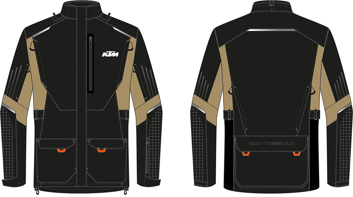 KTM Apparel Small KTM RaceTech K-HydraTech Pro Jacket 3PW250007802 Jorgensen Powersports