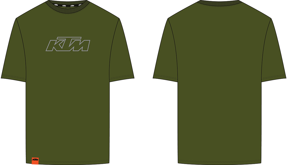 KTM Apparel Small / Olive Green KTM Essential Tee 3PW250016102 Jorgensen Powersports