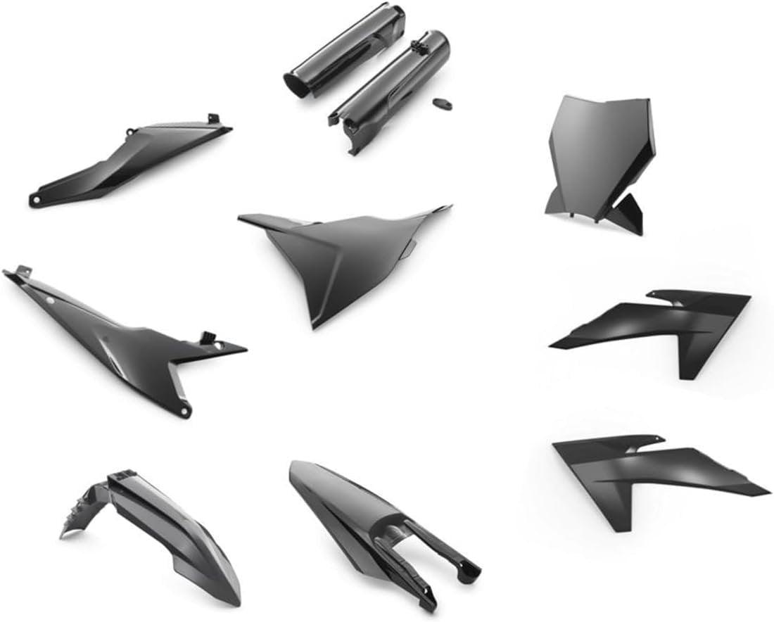 KTM Automotive Parts and Accessories Black KTM Plastic Parts Kit 00010000371K B Jorgensen Powersports