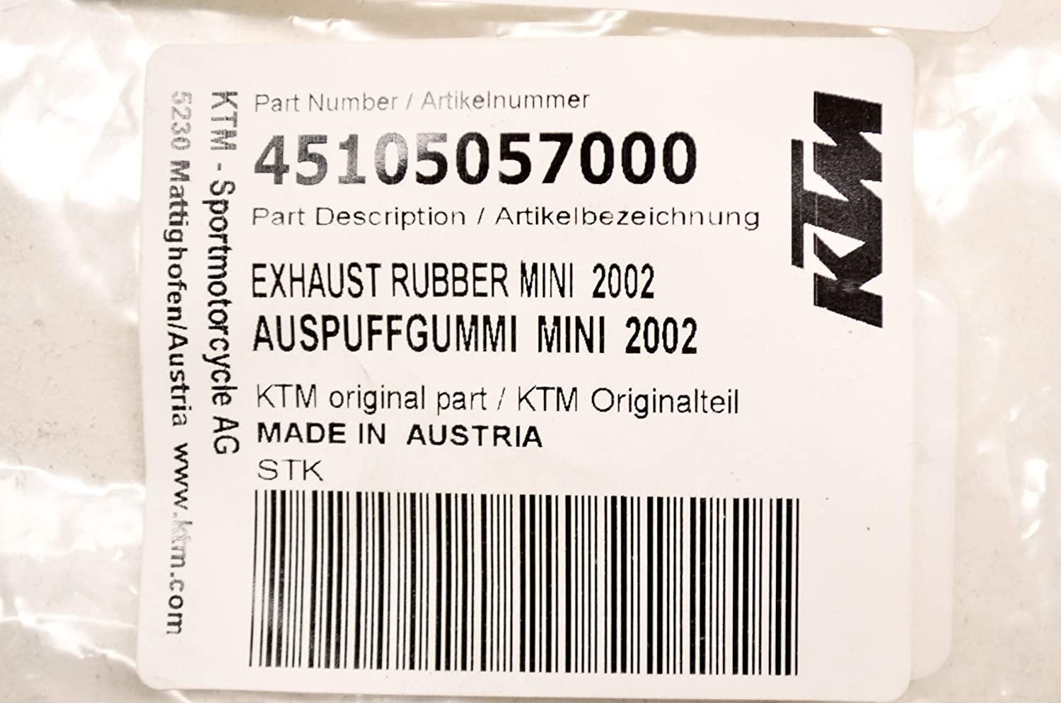 KTM Automotive Parts and Accessories KTM Exhaust Rubber 45105057000 Jorgensen Powersports