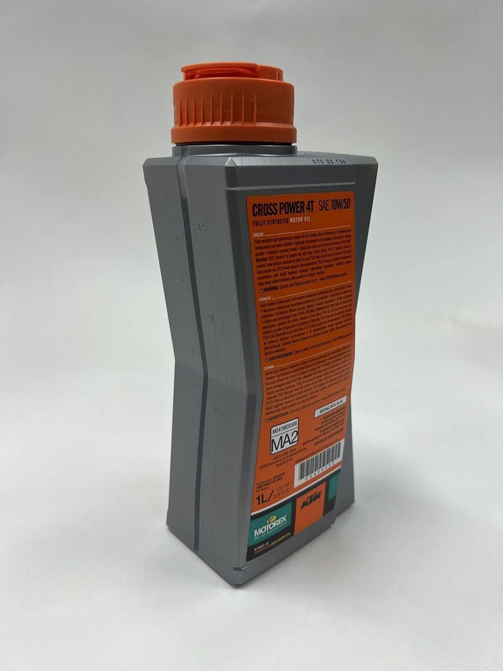 KTM Automotive Parts and Accessories KTM Motorex Cross Power 4T 10w/50 U6920022 Jorgensen Powersports