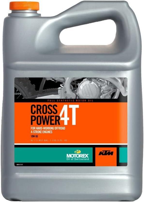 KTM Automotive Parts and Accessories KTM Motorex CrossPower 4T 4L 10w/50 U6913023 Jorgensen Powersports