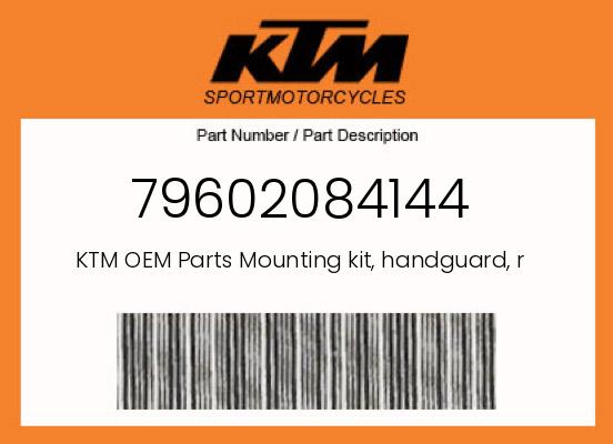 KTM Automotive Parts and Accessories KTM Mounting Kit 79602084144 79602084144 Jorgensen Powersports