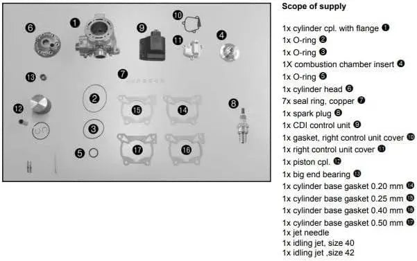 KTM OEM 105cc Conversion Kit KTM