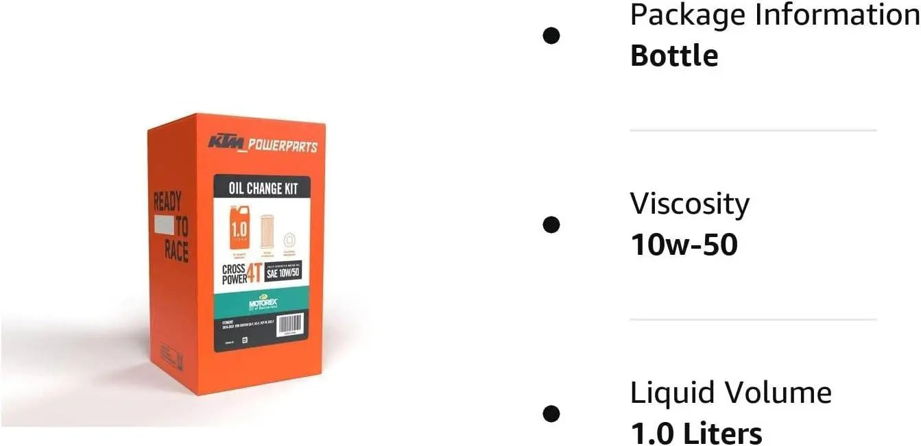 KTM Oil Change Kit 1L 10w/50 KTM