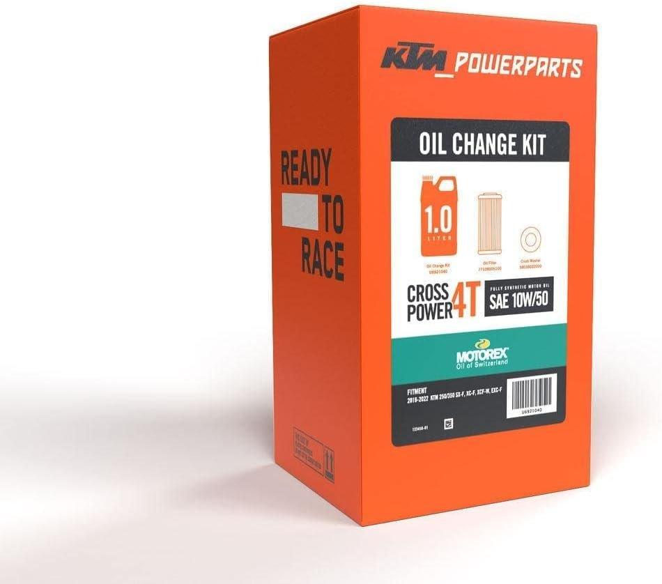 KTM Automotive Parts and Accessories KTM Oil Change Kit 1L 10w/50 U6921040 Jorgensen Powersports