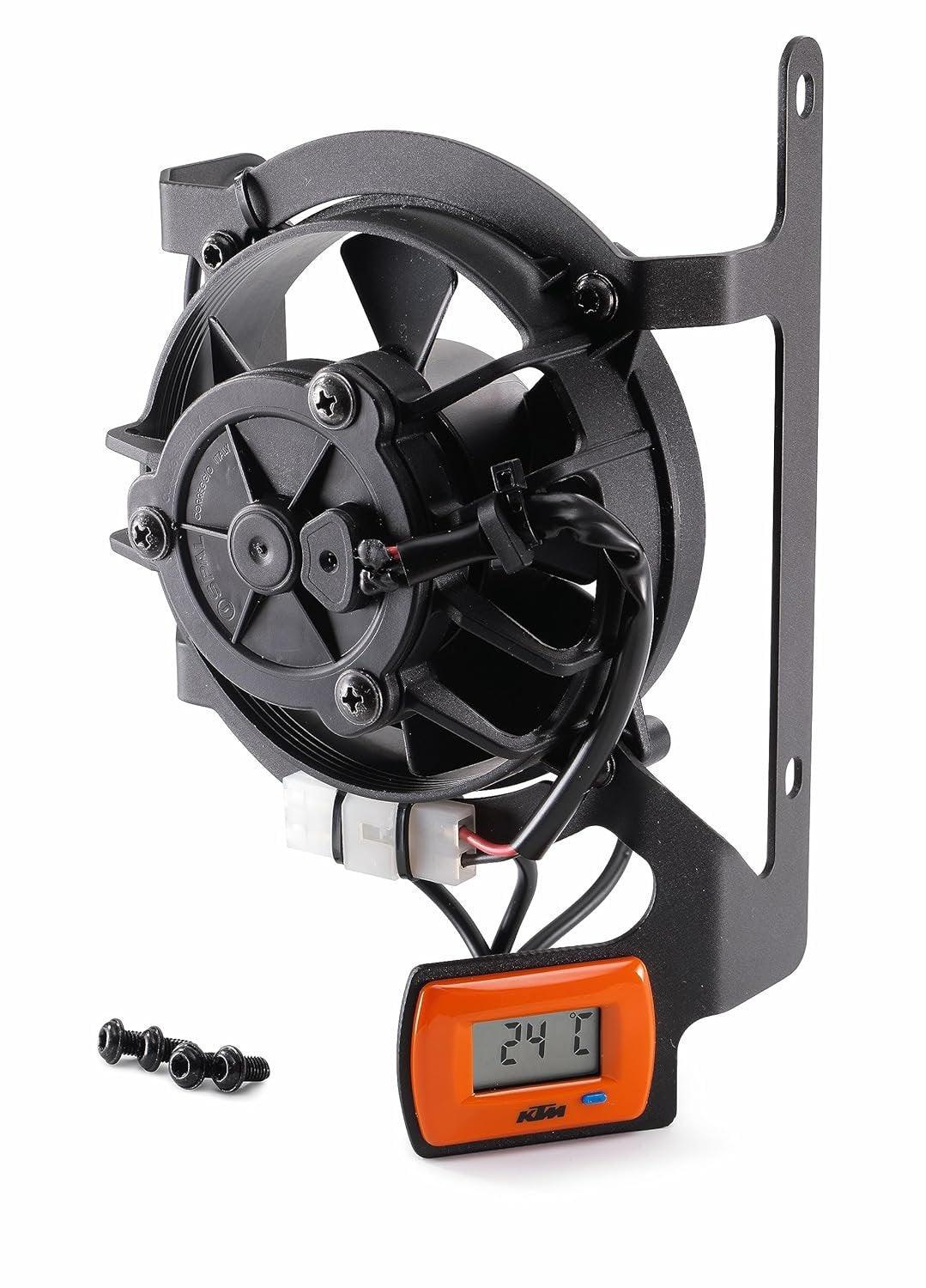 KTM Automotive Parts and Accessories KTM Radiator Digital Fan Kit 55635941044 7800556359415 Jorgensen Powersports