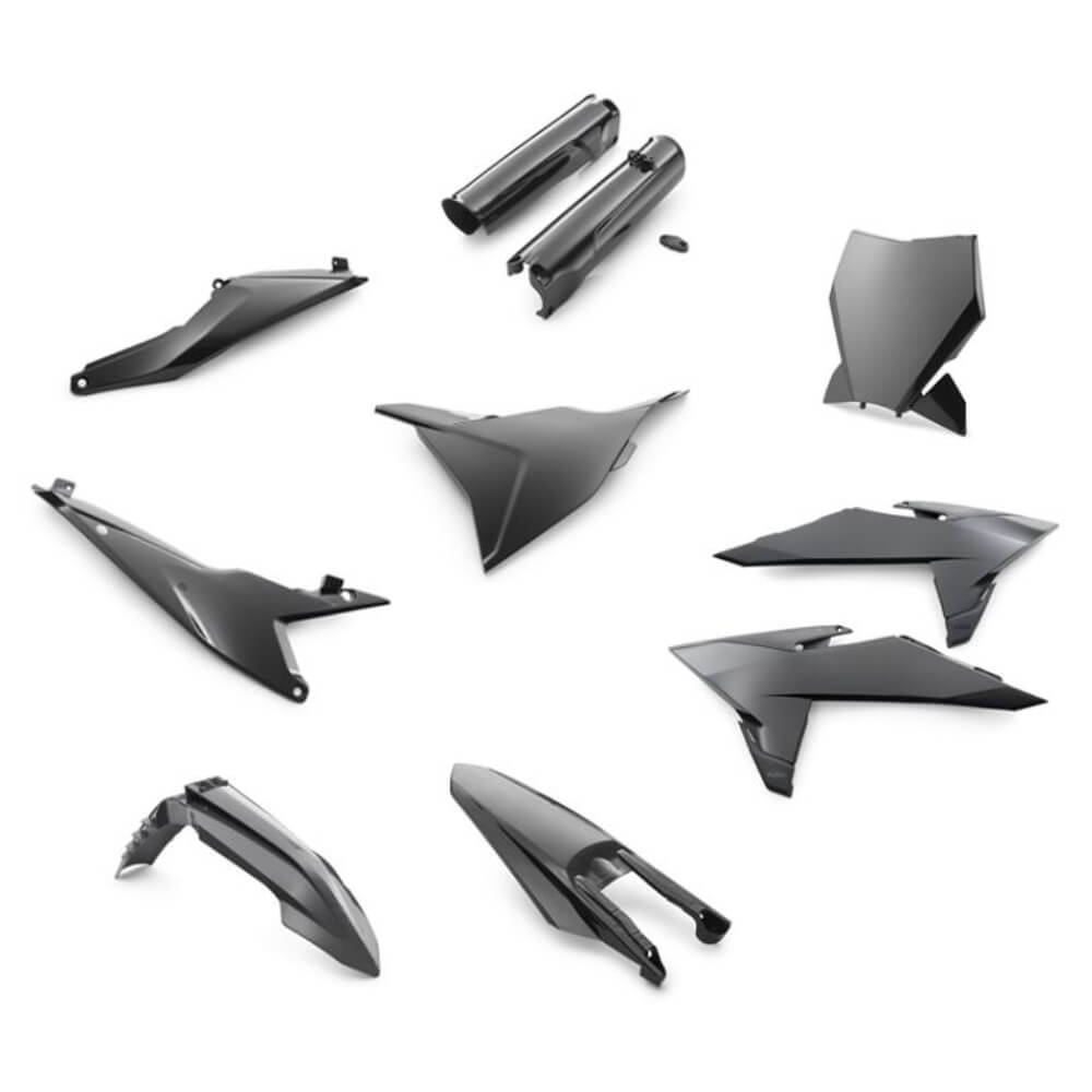 KTM Automotive Parts and Accessories KTM Replacement Plastic Kit (Black) 00010000431K Jorgensen Powersports