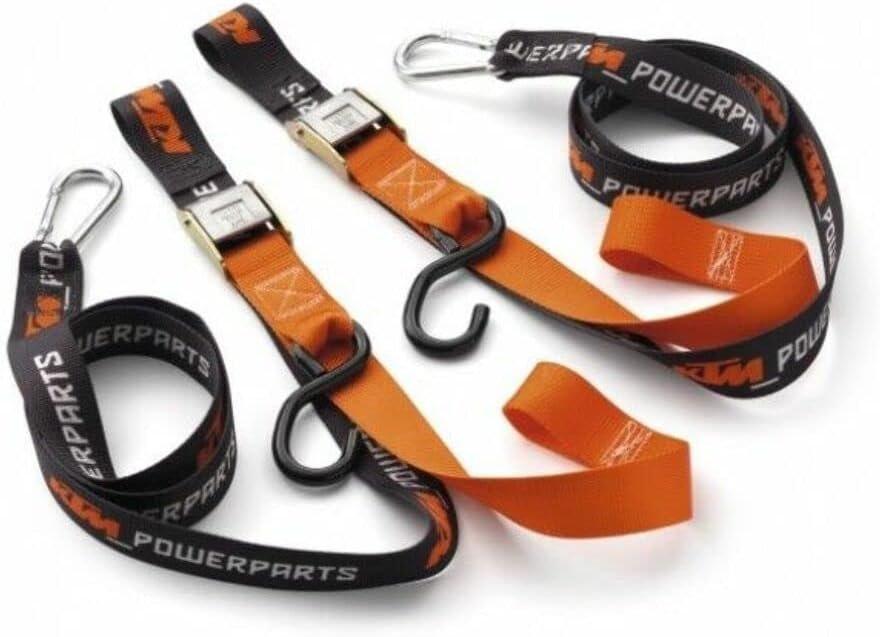 KTM Automotive Parts and Accessories KTM Soft Tie Down Set with Clips U6910047 Jorgensen Powersports