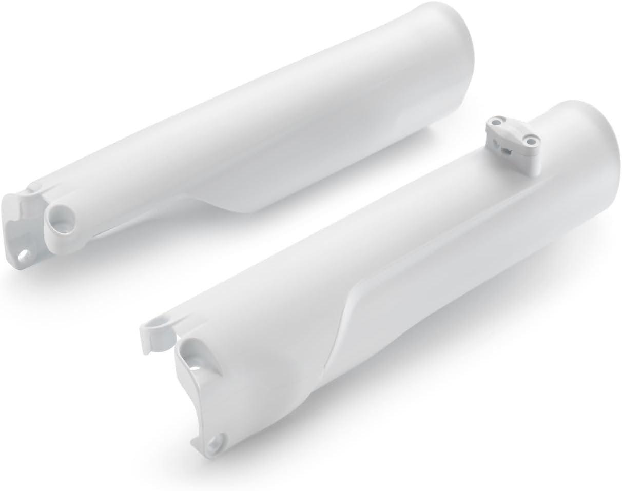 KTM Automotive Parts and Accessories White KTM Fork Protector Kit A46001094000AB 9010544338652 Jorgensen Powersports