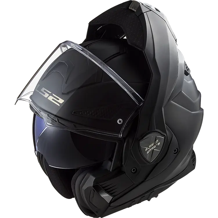 LS2 helmet LS2 Advant X Solid Modular Motorcycle Helmet W/ SunShield Jorgensen Powersports