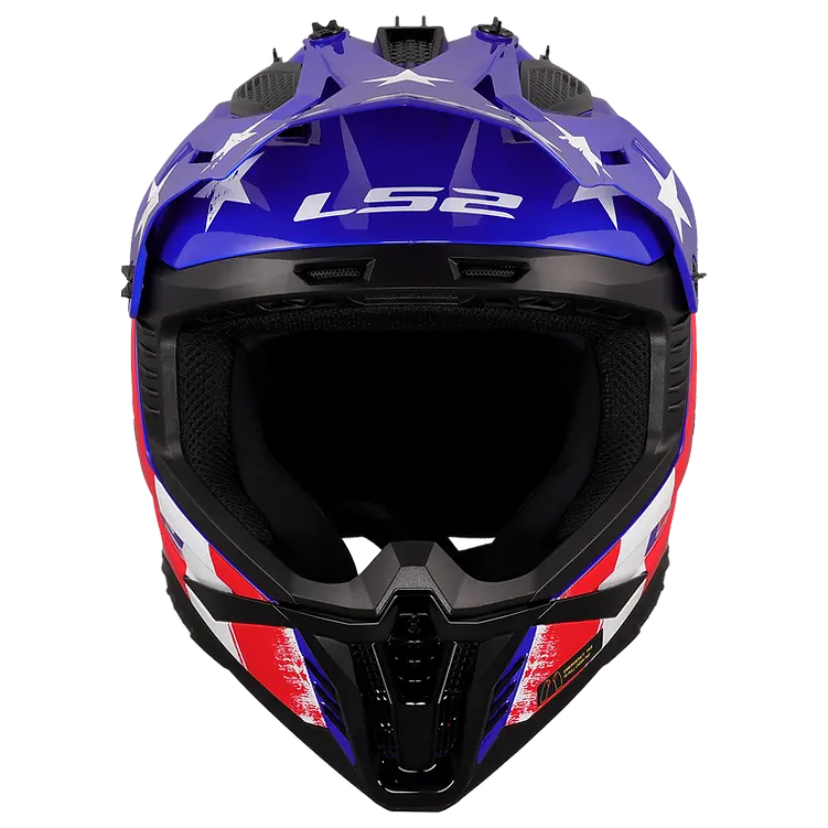 LS2 helmet LS2 Gate II Solid Full Face MX Motorcycle Helmet Jorgensen Powersports