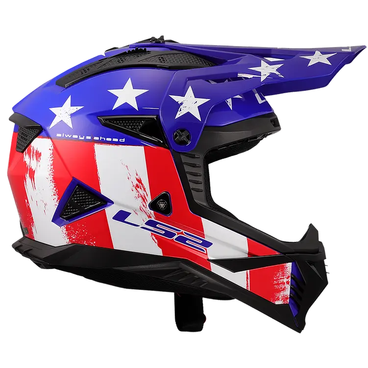 LS2 helmet LS2 Gate II Solid Full Face MX Motorcycle Helmet Jorgensen Powersports