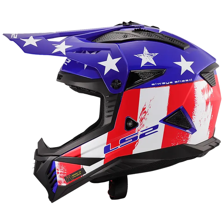 LS2 helmet LS2 Gate II Solid Full Face MX Motorcycle Helmet Jorgensen Powersports