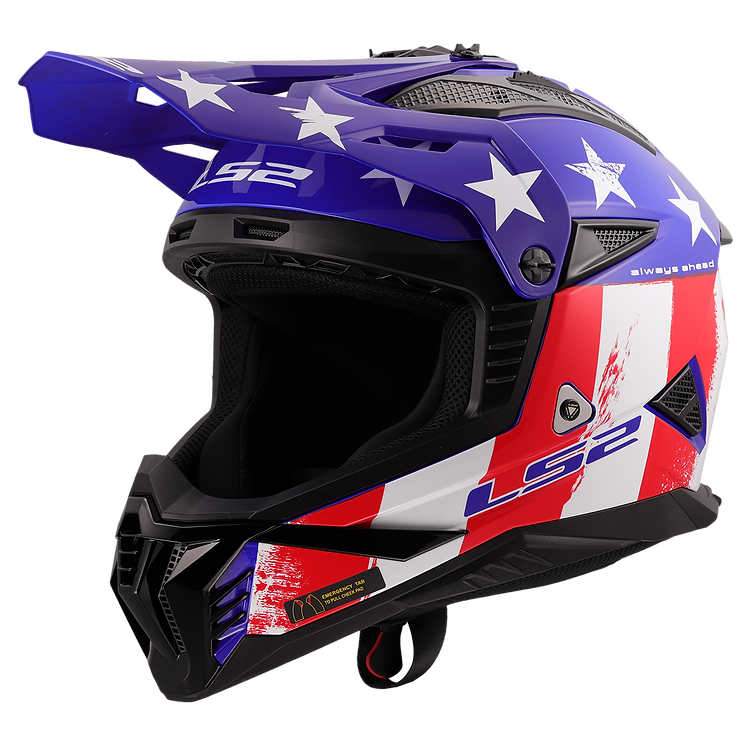 LS2 helmet LS2 Gate II Solid Full Face MX Motorcycle Helmet Jorgensen Powersports
