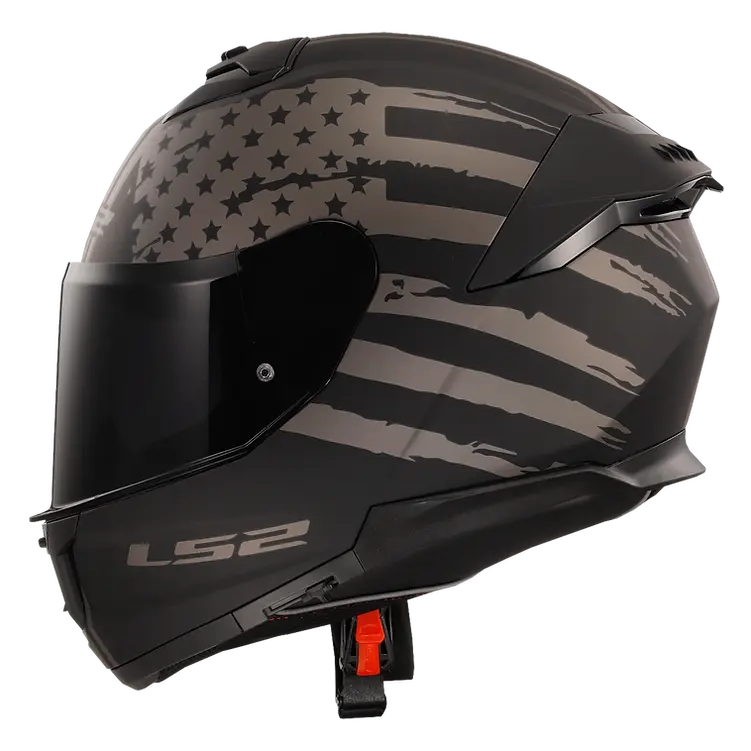 LS2 helmet LS2 Stream II America Full Face Motorcycle Helmet W/ SunShield Jorgensen Powersports