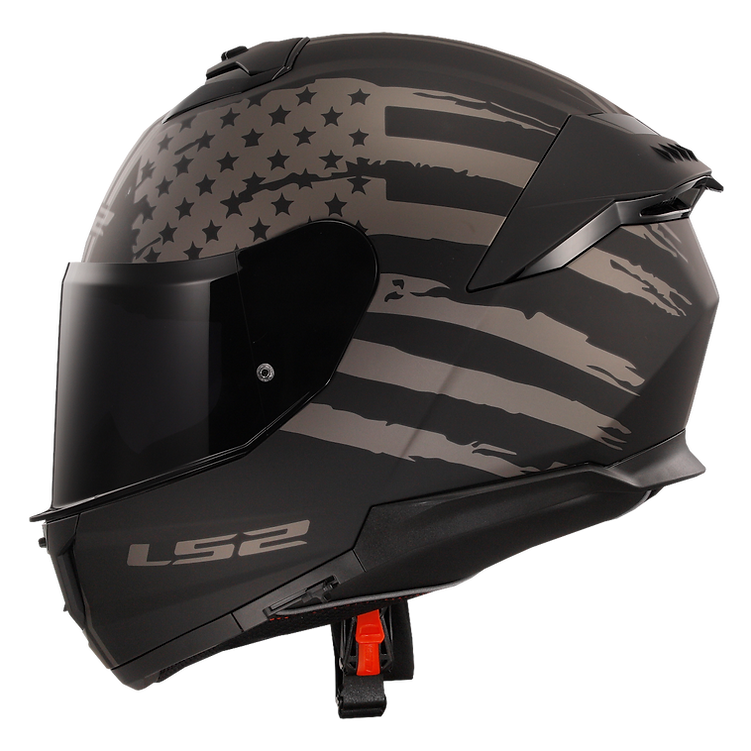 LS2 helmet LS2 Stream II America Full Face Motorcycle Helmet W/ SunShield Jorgensen Powersports