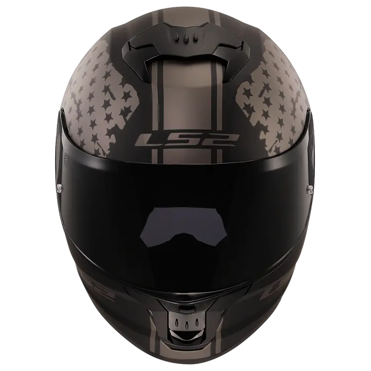 LS2 helmet LS2 Stream II America Full Face Motorcycle Helmet W/ SunShield Jorgensen Powersports