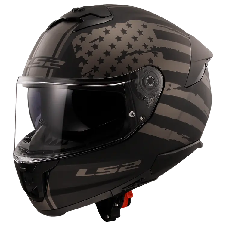 LS2 helmet LS2 Stream II America Full Face Motorcycle Helmet W/ SunShield Jorgensen Powersports