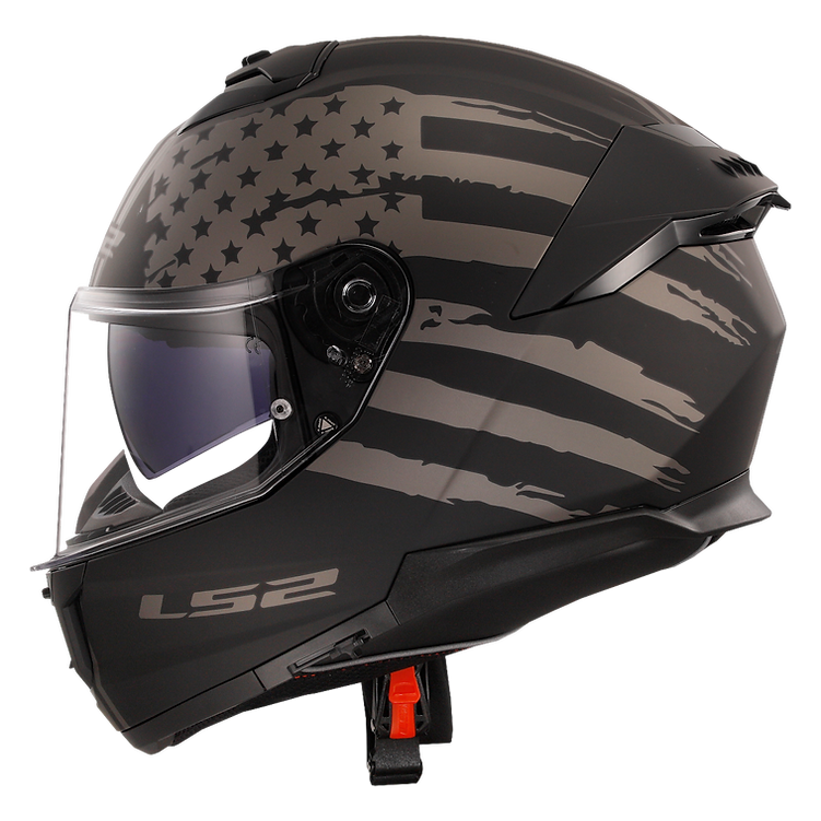 LS2 helmet LS2 Stream II America Full Face Motorcycle Helmet W/ SunShield Jorgensen Powersports