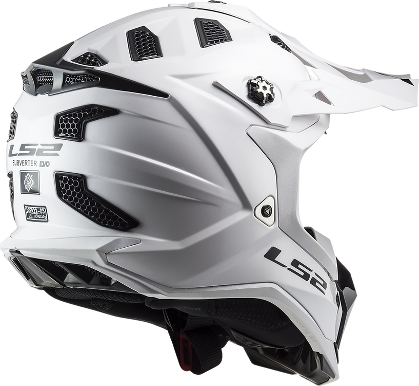 LS2 helmet LS2 Subverter Evo Solid Full Face MX Motorcycle Helmet Jorgensen Powersports