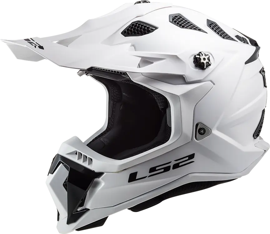 LS2 helmet White / Small LS2 Subverter Evo Solid Full Face MX Motorcycle Helmet 700-1022 6934432824696 Jorgensen Powersports