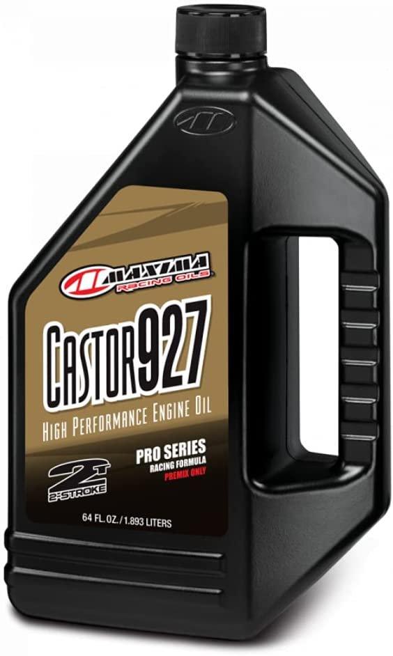 Maxima Automotive Parts and Accessories Maxima Castor927 2T Premix Oil - 64oz 78-9826 851211005373 Jorgensen Powersports