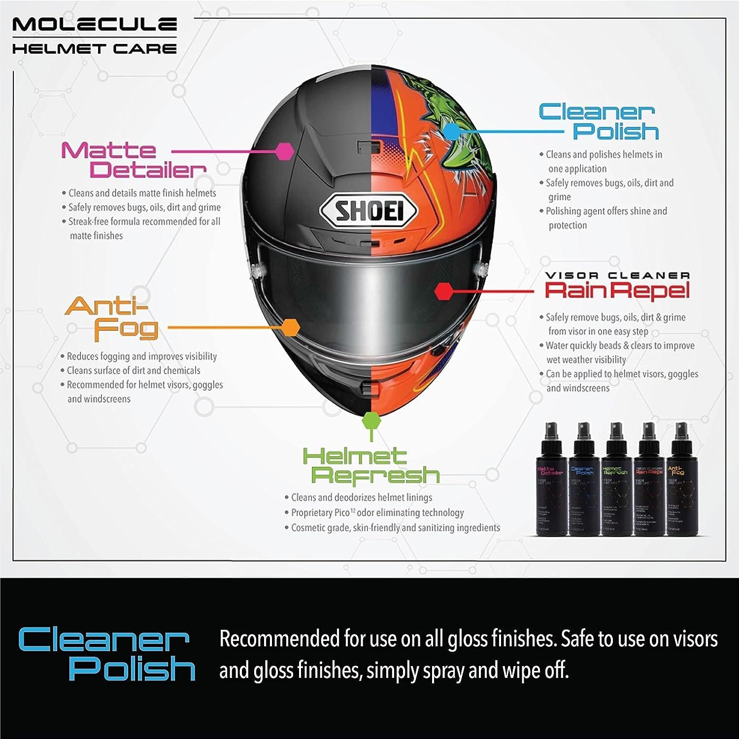 Molecule Apparel Molecule Helmet Care Kit 6300-0804-01 850007781323 Jorgensen Powersports