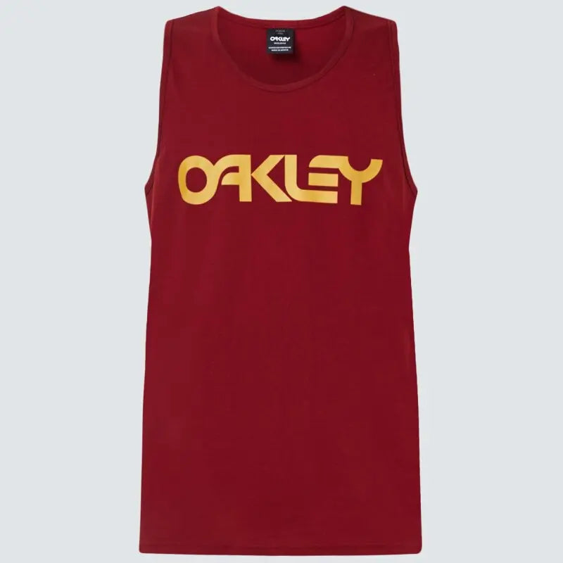Oakley Apparel Red / Medium Oakley Tank Tops 457135-80U-M 193517203337 Jorgensen Powersports